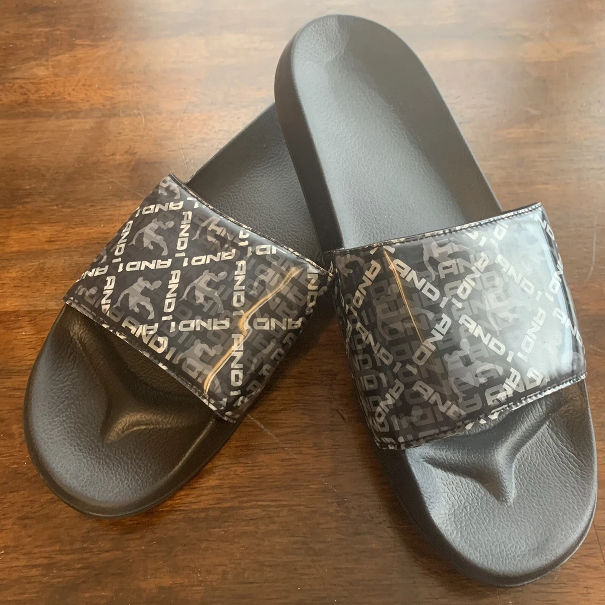 And1 Mens Sliders Size 13 Preowned Sandals