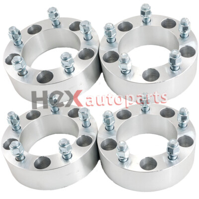 4x 2'' Wheel Spacers 5x5.5 for 2002-2010 Dodge Ram 1500 2011 2012 with 9/16'' Stud