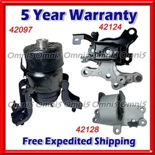 N756 Fits 2019-2022 Lexus ES350 3.5L AUTO Motor & Transmission Mount Set 3pc