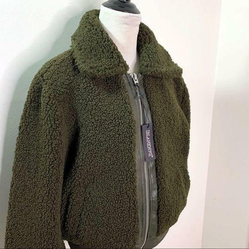 Blank NYC Faux Fur Teddy Bomber Jacket 