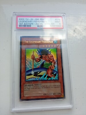 2002 Yu-Gi-Oh Pharaohs Servant 1st Edition The Legendary Fisherman PSV-050 AE