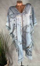 Strand Tunika Poncho kLEID  M1 38 40 42 44 46