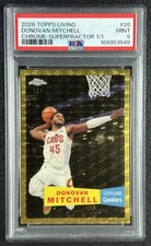 DONOVAN MITCHELL PSA 9 2026 TOPPS LIVING #26 CHROME SUPERFRACTOR 1/1 CAVALIERS