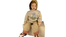 Brigitte Paetsch Vinyl Künstlerpuppe Puppe 74 cm Top Zustand 