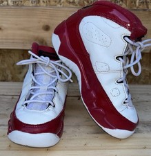 Nike Air Jordan 9 Retro PS Youth White Gym Red Size 9c 401812-160 Shoe Sneakers