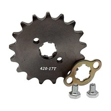 420 17T 17mm Chain Front Sprocket Cog for Pit Trail Quad Dirt Bike ATV Buggy