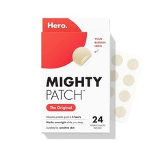 Hero Cosmetics Mighty Patch Original Hydrocolloid Acne Patch, 24 Count