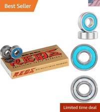 High-Performance Big Balls Reds Skateboard Bearings - 8 Pack for Serious Skaters