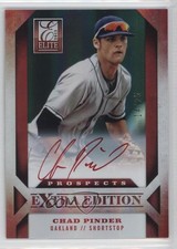 2013 Panini Elite Extra Edition Red Ink 14/25 Chad Pinder #145 Auto t5g