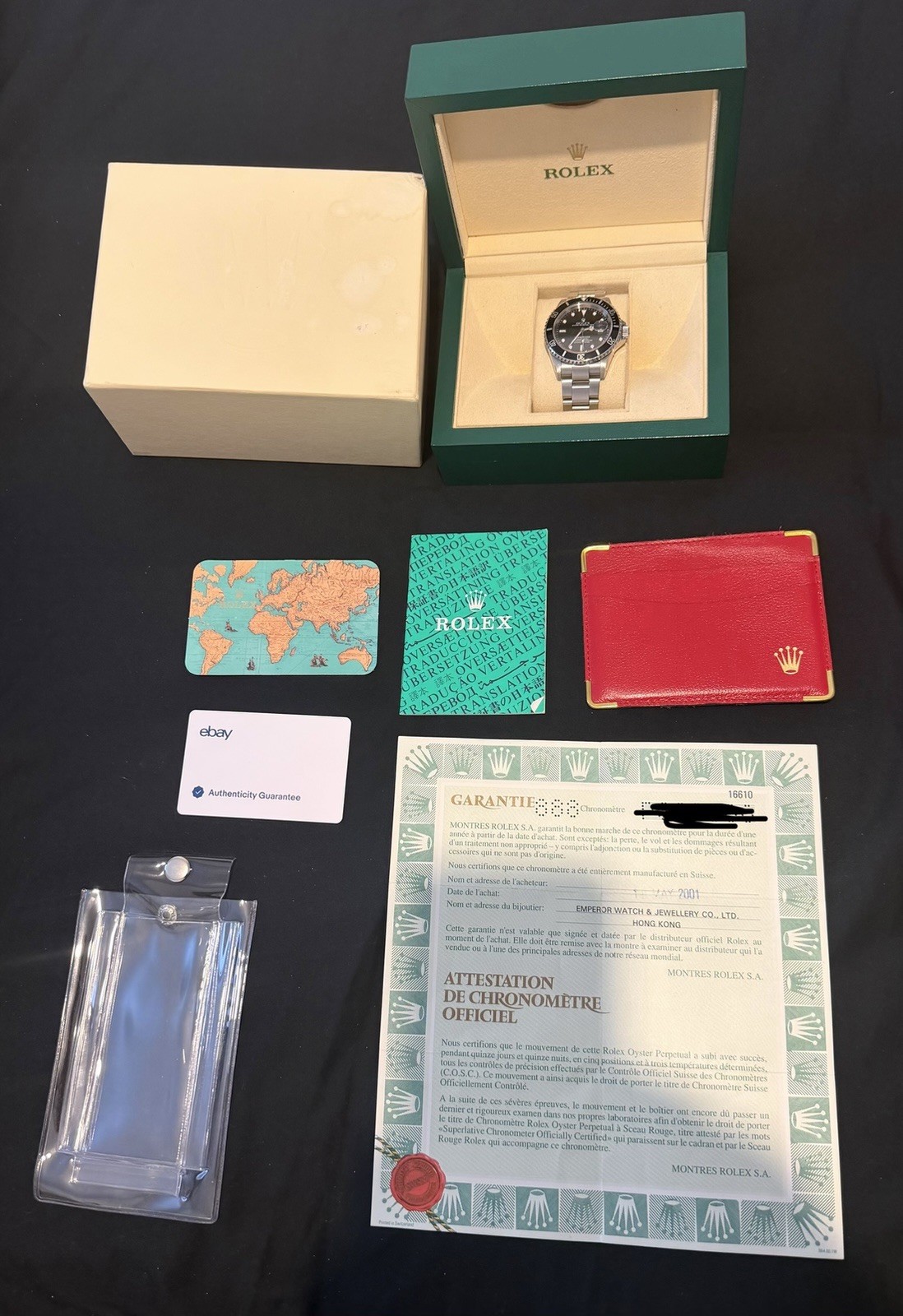 Rolex 16610 2001 Box And Papers