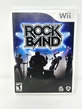 Rock Band 1 Nintendo Wii 2008 Game Disk And Instructions Only
