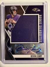 2024 Panini Phoenix Football #RS-DLY Devin Leary RPA 204/299 Auto RC Patch (JR)