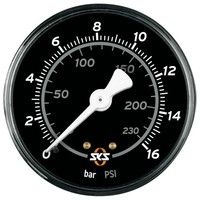 Sks Ersatzmanometer 63 Mm, Bar, 16 Bar/230 Psi, FüR Rennkompressor Standpumpe...