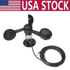 Wind Speed Sensor Polycarbonate Anemometer Th...