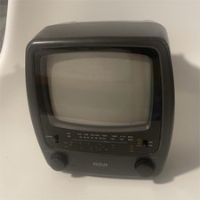 RCA 16-3003 Vintage Portable TV AM/FM Radio With Power Source Used TESTED