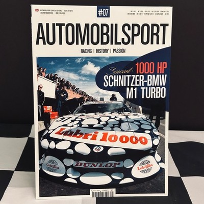 AUTOMOBILSPORT MAGAZINE ISSUE 7 JAN-MAR 2016 SCHNITZER BMW M1 TURBO + POSTER