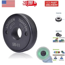 5/8"-11 Thread Angle Grinder Flange Nut, Self Tightening Lock Nut for Angle G...