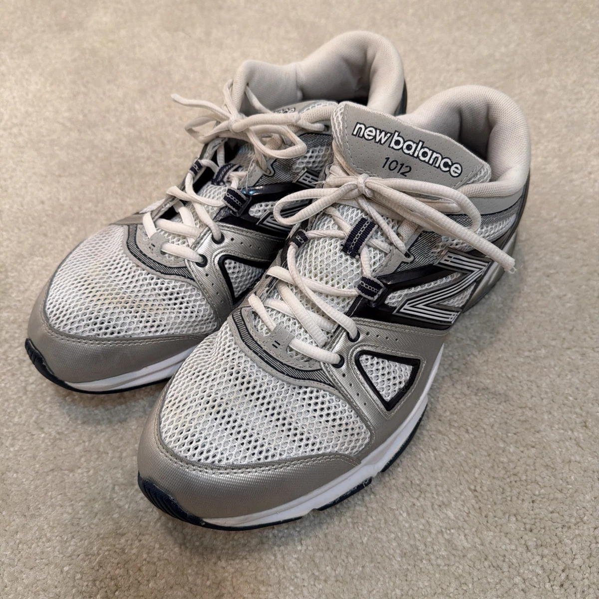 Preços baixos em New Balance 1012 Made In USA White Silver Blue | eBay