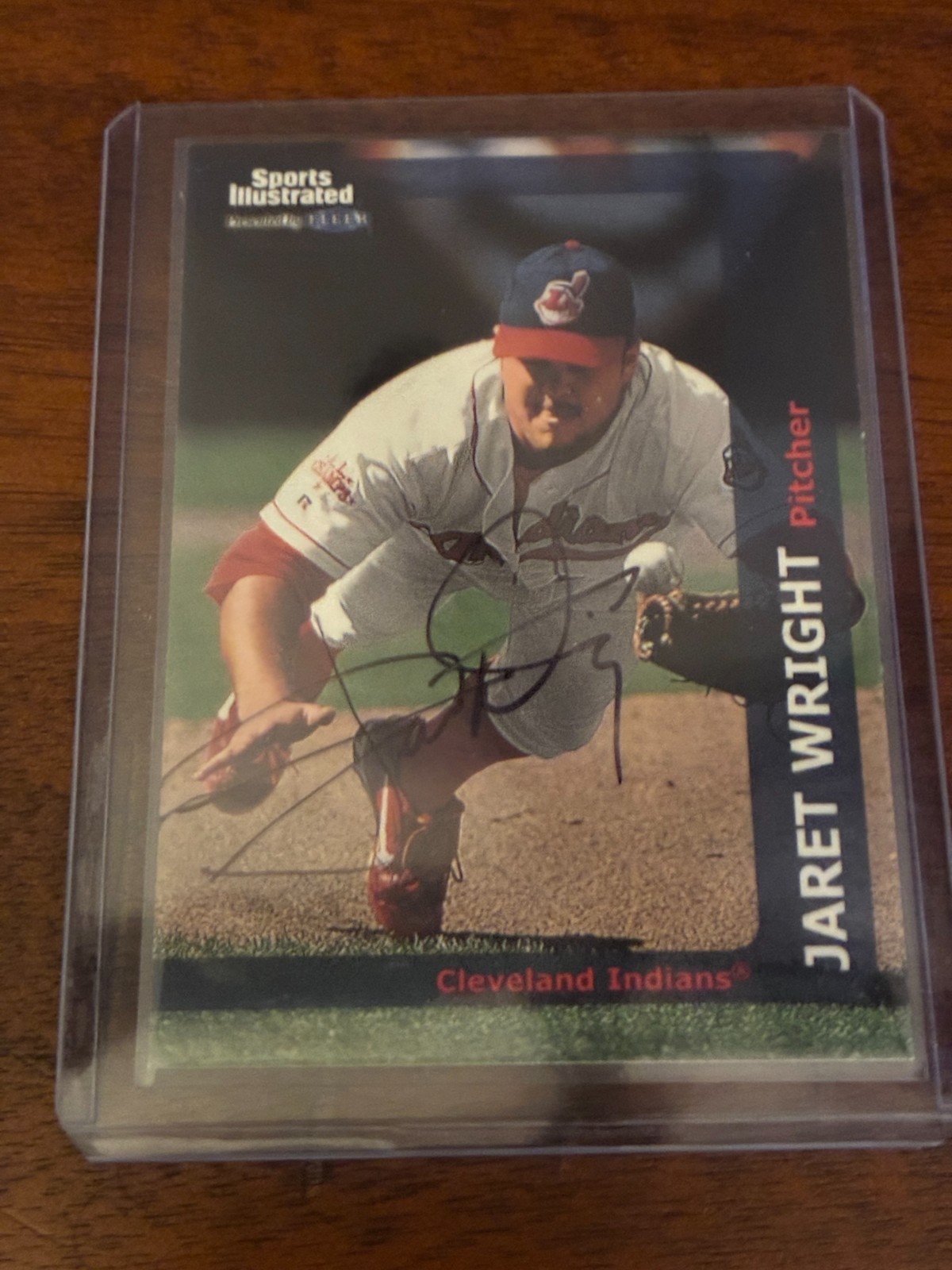 1999 Fleer Sports Illustraed Jaret Wright AUTO #115 - Cleveland Indians