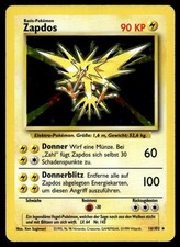 Zapdos 16/102 Holo Holo Rare Set Base Unlimited NM Carta Pokemon Italiano