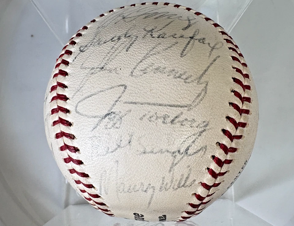 Serie Mundial Dodgers Béisbol 1965 Foto 3 de 4