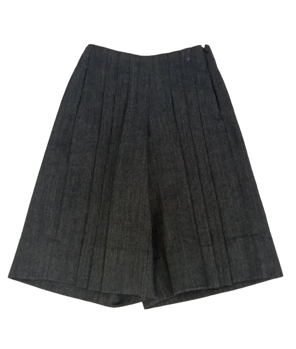 Autograph Women's Cropped Culottes Dark Grey Pleated Pure Wool Wide Leg New
Opens in a new window or