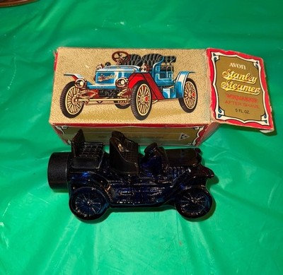 Vintage Avon Stanley Steamer Wind Jammer After Shave Decanter