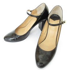 ANAYI Ankle Strap Pumps Size 37.5 Black Women USED