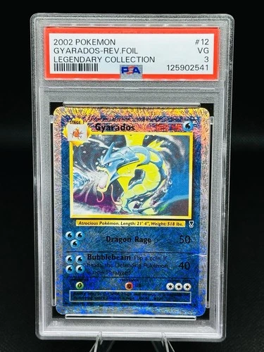 2002 Gyarados 12/110 Legendary Collection Reverse Holo - PSA 3