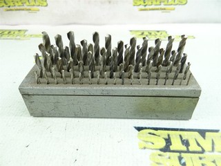 COMPLETE SET OF MACHINE LENGTH NUMBER DRILLS #60 TO #1