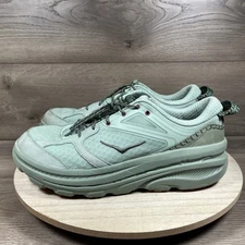 Hoka U Bondi B3 Green Running Shoes Sneakers Mens Size 12