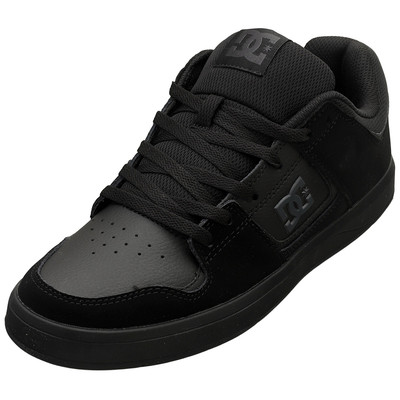 DC Men's Cure Skate Shoes - Black, Size 11, Skateboarding Shoes With Pill Pattern Outsole