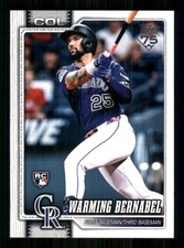 2026 Topps #55 Warming Bernabel RC Colorado Rockies 63682