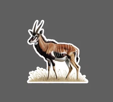 Antelope Sticker Wild Africa Wildlife Animal Nature Gift Waterproof NEW