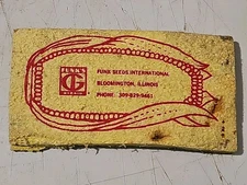 Funks G Hybrid FUNK Seeds International Seed Corn Ear Advertising Sponge