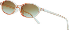 Retro Oval Cat Eye Sunglasses for Women 90S Narrow Lightweight Trendy Sunnies