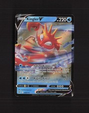 Kingler V 028/172 Brilliant Stars Ultra Rare Holo Pokemon Card LP+