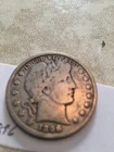 1896 barber half dollar vg