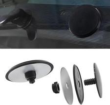 Schwarz 46mm Blindstopfen Heckwischerabdeckung Zierschraube für