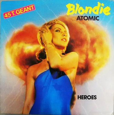 Blondie Atomic / Heroes Vinyl Single 12inch NEAR MINT Chrysalis Records