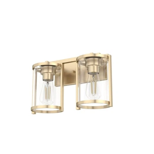 Hunter Astwood 2 Light Vanity Bathroom Wall Light Fixture Modern Traditional - Picture 2 of 6