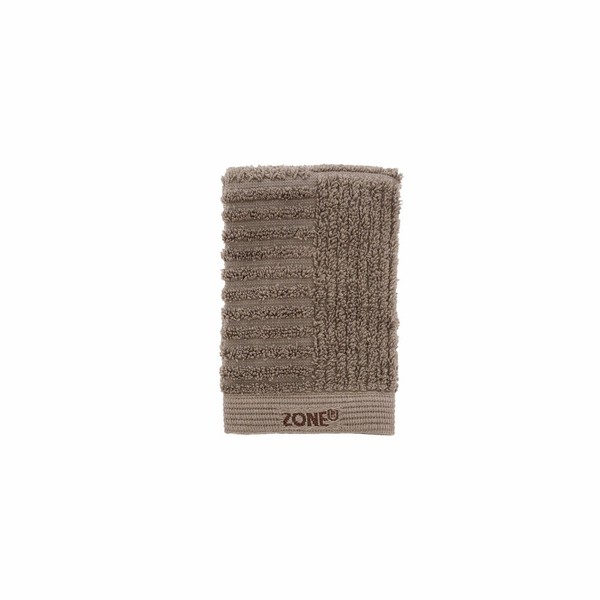 Zone Denmark Waschlappen Classic Waschhandschuh Baumwolle Taupe 30 X 30 Cm 26448-image