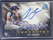 Bauers, Jake - 2019 Bowman Chrome Mega Box - ROY Favorites - Autograph - 31/99