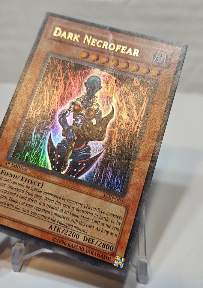Dark Necrofear LON-065 Ultra Rare 1st Edition Yugioh 153 - Image 3 of 4