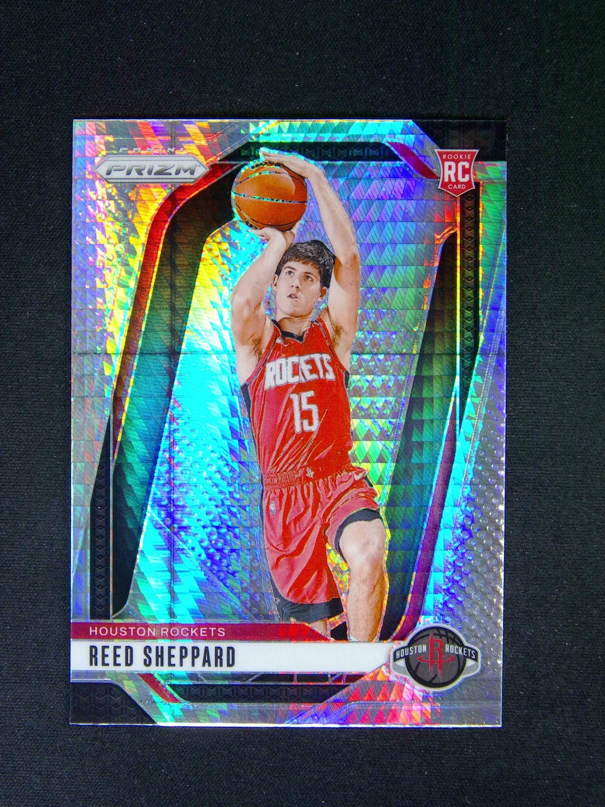 2024-25 Panini Prizm Reed Sheppard #268 RC Rookie Hyper