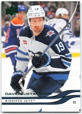 2025-26 Upper Deck Series 1 Holiday SP Green Foil #197 David Gustafsson Winnipeg
