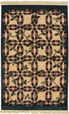 Modern Floral Machine-Made Rug Contemporary Carpet Living Dining Room 5X8 ft