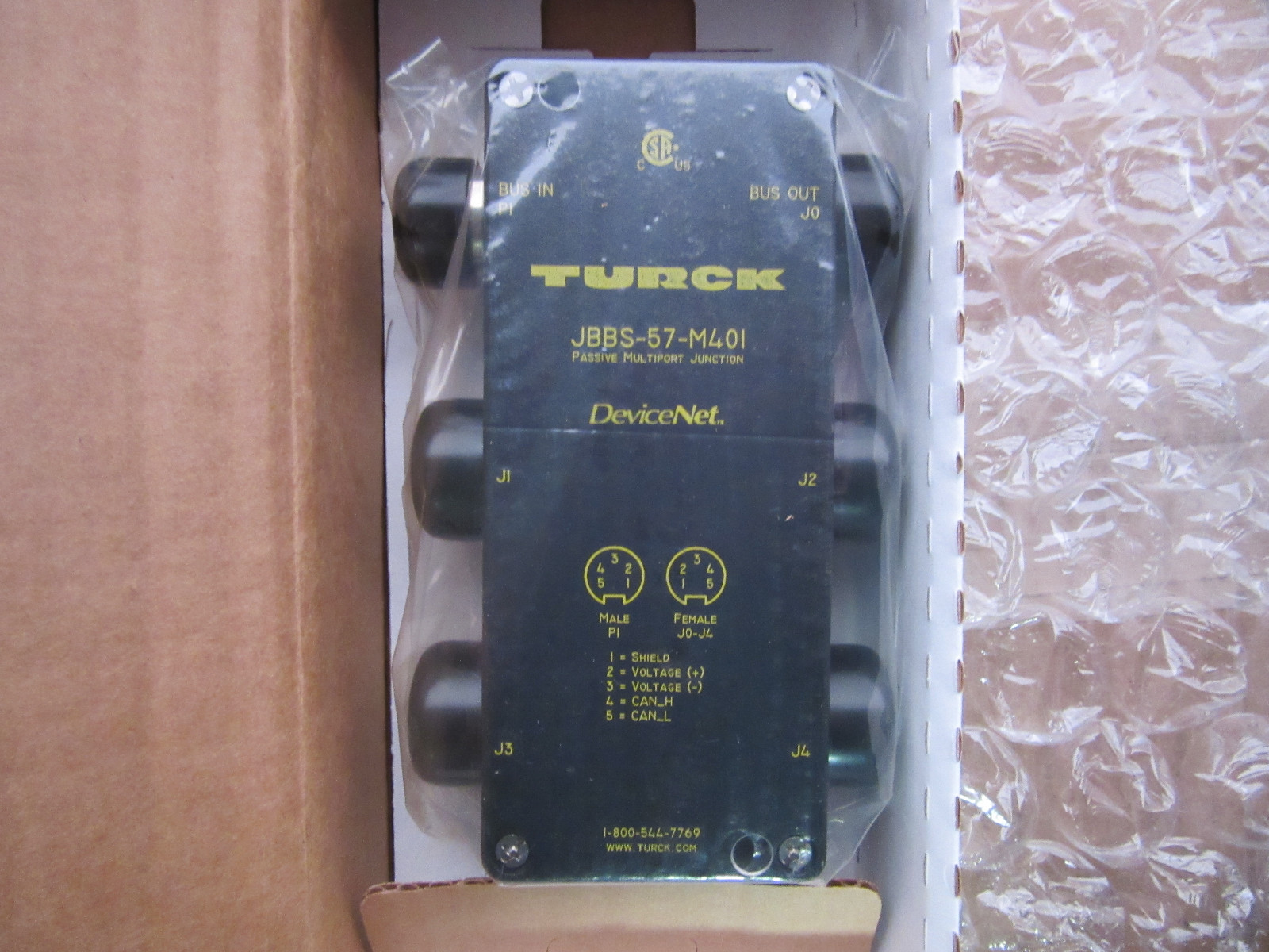 Turck JBBS-57-M401 Passive Multiport Juction ID U0208 NEW!!! in Factory Box