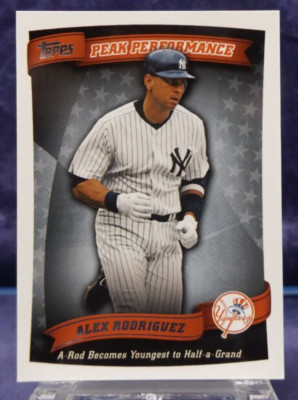 2010 Topps #PP-15 - Alex Rodriguez - New York Yankees - Excellent