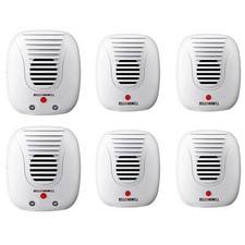 HAC24 6x Ultrasonic Pest Repeller With Night Light, White Plug-In, 220 V